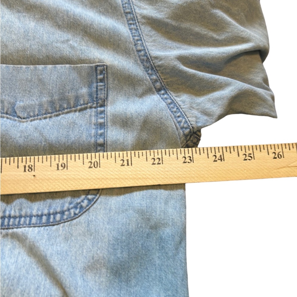 Sutter & Grant vintage denim long sleeve button down shirt size medium - Picture 4 of 6